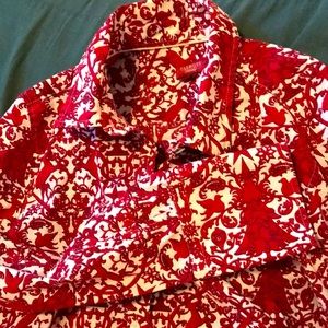 Talbots Christmas blouse.